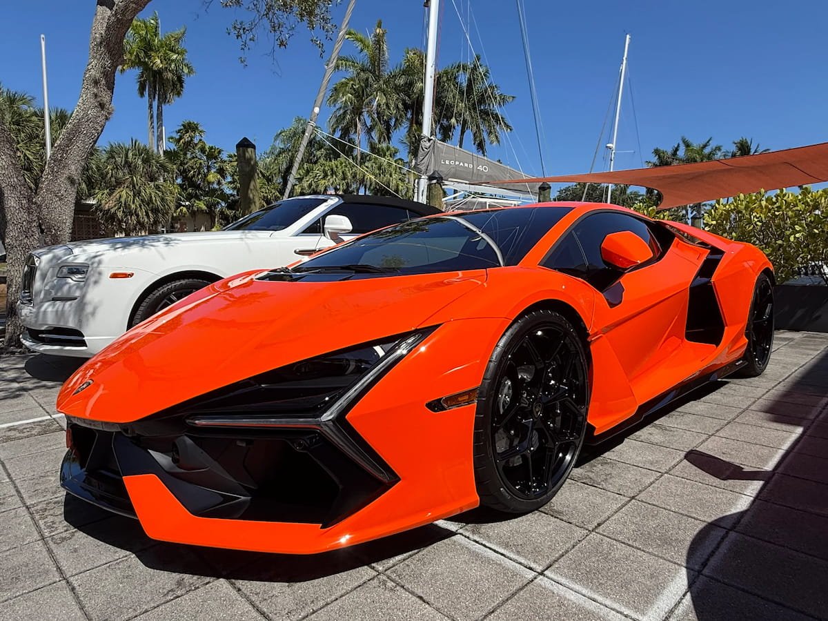 Orange Lamborghini Revuelto