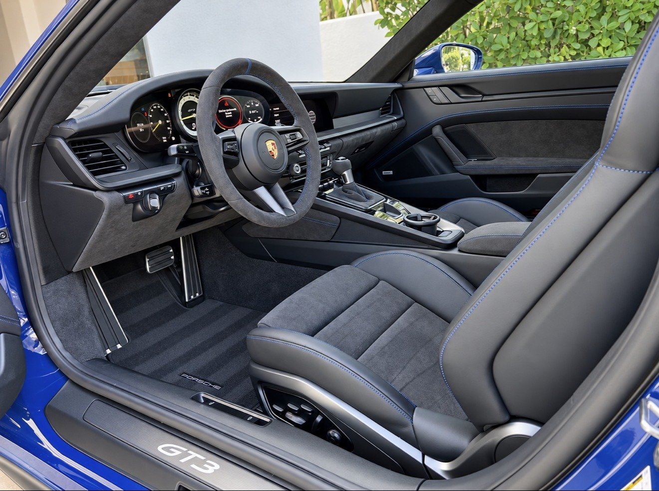 Interior of a Porsche 911 GT3