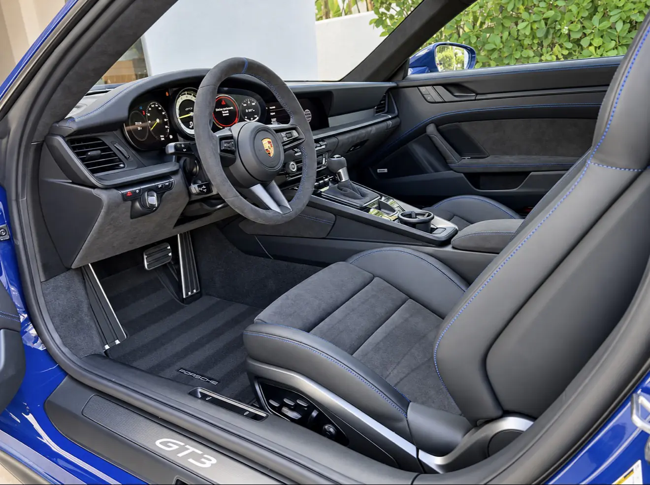 Interior of a Porsche 911 GT3